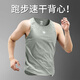 艾倫伯頓運動背心男坎肩籃球服速干衣夏季冰絲無袖t恤跑步訓練健身服 綠色 XL 【145-160斤】