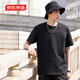 京東京造【重磅系列】圓領(lǐng)短袖t恤男寬松純棉T恤男休閑男裝 XL