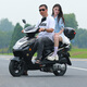 吉浪全新尚領(lǐng)125摩托車踏板車省油迅鷹超級鷹國四電噴可上牌代步整車 黑色 省油版耐磨國四電噴可上牌包郵