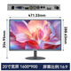 Fickle家用2427英寸同軸BNC液晶高清顯示器15 17 19 20英寸辦公監控屏 20英寸寬屏顯示器電視兩用 壁掛式