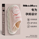 MashiMaro流氓兔月子鞋孕婦產(chǎn)后春秋款家居防滑厚軟底透氣包跟秋冬棉拖鞋女 粉紅色 38-39 適合37-38腳穿