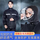 虎閣 雨衣雨褲套裝男 雨衣雨衣套裝分體式男士女防雨外賣(mài)騎行騎手雨衣雨褲單人長(cháng)款全身雨衣雨披 雙層款【牛津布+網(wǎng)格內襯+可拆雙帽檐+口袋】XL碼