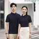 碧連天卡薩帝工作服冰絲錦綸polo衫定制夏季速干戶(hù)外銷(xiāo)售短袖T恤文化衫 藏青色 L