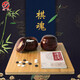 雙元 精瓷棋子圍棋套裝 圍象兩用棋盤(pán)五子棋帶圍棋書(shū) 黃楸木罐+精瓷+楠竹盤(pán)