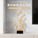 赟婭輕奢高檔辦公室開業(yè)招財(cái)擺件電視柜酒柜裝飾品擺件喬遷搬家禮物 海浪風(fēng)生水起【金箔款大號(hào)】