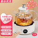 康貓全玻璃恒溫水壺養(yǎng)生壺嬰兒煮茶壺保溫壺果茶壺多功能養(yǎng)生燒水分體玻璃鍋電熱水壺預(yù)約保溫 智能全自動【玻璃茶壺】 分體式易清洗1.5L