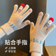 FitonTon毛線手套女冬季可愛(ài)雪人針織可觸屏加厚保暖騎行
