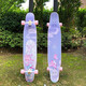 locus longboards 淺秋長(cháng)板男女生兒童初學(xué)者全能舞板dc平花刷街代步專(zhuān)業(yè)滑板 紫夢(mèng)M整板 組裝發(fā)貨 