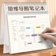 嘉然恒 A4大號思維導(dǎo)圖康奈爾筆記本本子線圈本高效學(xué)習(xí)工作計劃本記事本文具大學(xué)生考研復(fù)習(xí)網(wǎng)格本