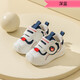 基諾輔機(jī)能鞋小童鞋春秋款單鞋學(xué)步鞋寶寶軟底防掉小童一歲男女童寶寶鞋 深藍(lán)色K96 19  內(nèi)長13.8腳長約12.9-13.3