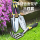 安藤安藤花鏟種花工具套裝鋤頭挖土開(kāi)荒大鏟子園藝趕海工具鋼鍬挖野菜 鋁合金三件套
