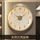 曲彤現(xiàn)代簡約貝殼掛鐘輕奢網(wǎng)紅掛表2025新款客廳高端鐘表掛墻高檔時鐘 水晶貝殼款（大號）
