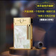 神駿（GHORSE）法國朗聲打火機充氣純黃銅側滑輪商務(wù)創(chuàng  )意天然貝殼鑲嵌個(gè)性潮男士 米貝金