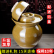 泡菜壇子家用土陶四川陶瓷加厚小號商用腌菜酸菜大容量密封咸菜罐 10斤容水量【配內(nèi)蓋】