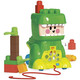 費雪（Fisher-Price） 嬰兒多功能早教益智玩具 美高大積木疊疊聲效霸王龍GYH14
