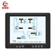寶萊納 全高清商用4:3正屏小型觸摸顯示器 VGA/HDMI/BNC接口 可壁掛工業(yè)用監(jiān)控液晶屏幕 8英寸（800*600）多功能接口 非觸控屏