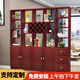 臻酷 隔斷柜 酒柜客廳架玄關(guān)柜現(xiàn)代簡(jiǎn)約歐式門廳間廳柜家用屏風(fēng) 紅蘋果色 普通款 四門三抽200*200*30cm 包安裝