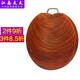 江南太太（JIANGNANTAITAI） 鐵木砧板正宗廚房實(shí)木家用菜板蜆木占板鐵樹(shù)切菜板圓形整木案板 特等鐵木36*4cm凹型提拿/適合3人 圓形