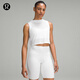 lululemon丨Flow Y 女士運動(dòng)二合一短款背心 LW1CMYS 白色 S /6