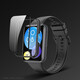 科創(chuàng)偉 適用于華為watchfit3保護(hù)套watch fit2保護(hù)殼全包防摔屏幕殼膜一體鋼化膜 殼膜一體黑色 華為watch fit2