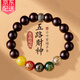 締晶小葉紫檀五路財(cái)神手串男轉(zhuǎn)運(yùn)珠手鏈本命生日禮物送男友佛珠首飾 S1489小葉紫檀五路財(cái)神手串-12mm