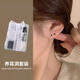 芯奢養耳洞耳釘女士透明塑料耳棒耳棍防堵針不易過(guò)敏耳針耳飾女 套裝耳釘