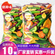 俏美味 蔬菜干混合果蔬干蔬果干香菇脆水果干果蔬脆蜜餞果干休閑零食 18種果蔬脆500g送芒果干108g*2