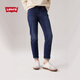 Levi's李維斯女士美式復古煙管褲休閑通勤簡(jiǎn)約隨搭藍色牛仔長(cháng)褲 中藍色 27 (27)