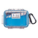派力肯（PELICAN） 1010戶外防水盒耳機(jī)防護(hù)盒塘鵝安全防護(hù)盒數(shù)碼電子安全盒潛水盒相機(jī)存儲(chǔ)卡盒 藍(lán)色透明