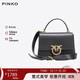 PINKO【品高】女包手提單肩斜挎飛鳥(niǎo)通勤包黑色禮物100066A0F1