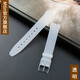 適用于斯沃琪Swatch skin超薄SFK360 SFK361 SFK397針扣橡膠硅膠手表帶男女 透明