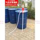 日鏘200升大桶氣壓式自流手動(dòng)塑料抽油器抽子機油柴油手搖液壓抽油泵 主圖右邊自流普通款