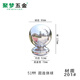 聚夢(mèng)五金201/304不銹鋼連體球帶座圓球圓底座樓梯扶手焊接裝飾球大門(mén)柱子空心球圍墻護欄球座 51圓連體球【201#】本色