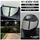 摩之星適用AGV/K1/K1S鏡面K5S K3SV鏡片K5防霧日夜通用電鍍夜視極光機車 K1/K3SV/K5S電鍍銀 送卡扣防霧