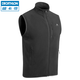 迪卡儂（DECATHLON）抓絨馬甲男女秋保暖搖粒絨背心抓絨衣開衫沖鋒衣內(nèi)膽MH120 男款-黑色 L