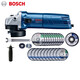 博世（BOSCH）電動(dòng)角磨機(jī)砂輪機(jī)手持家用切割片手磨機(jī)拋光博士電動(dòng)工具 700角磨機(jī)標(biāo)配+金屬切割打磨套餐