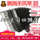 鸚鵡（YINGWU）手風(fēng)琴鍵盤 中華老字號(hào)初學(xué)入門成人兒童專業(yè)演奏考級樂器 120貝司黑色4排簧YW9968