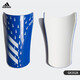 Adidas阿迪達(dá)斯護(hù)腿板足球運(yùn)動(dòng)男成人兒童比賽訓(xùn)練護(hù)小腿插片式護(hù)脛板 GK3528【藍(lán)白】 L碼（身高150-180cm）