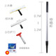欣榮達擦玻璃神器家用保潔加長(cháng)刮水器雙面清洗搽窗戶(hù)刮刀伸縮桿高樓工具 1.2米鋁合金桿套裝+鏟刀