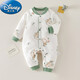 迪士尼（Disney）嬰兒衣服秋冬季保暖純棉a類(lèi)薄棉服裝連體衣新生兒夾棉長(cháng)袖哈衣寶 綠色考拉薄棉連體衣 90cm 90碼建議1-2歲