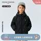 Teenie Weenie Kids【小吐司輕羽絨】小熊童裝24冬中性三防羽絨服 黑松露小吐司（黑色） 120