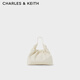 CHARLES&KEITH時(shí)尚柔軟鏈條單肩云朵包女生日禮物CK2-10151320 Cream奶白色 S