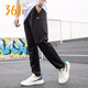 361°男裝運(yùn)動(dòng)褲長(zhǎng)褲夏季款休閑褲361度運(yùn)動(dòng)褲綜訓(xùn)運(yùn)動(dòng)長(zhǎng)褲R 基礎(chǔ)黑 L