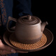 陶迷（TAOMI）原礦粗陶茶壺家用陶瓷大容量泡茶壺功夫茶具沏茶壺單個泡茶器 原礦粗陶周盤壺