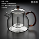 從簡(jiǎn) 加厚耐熱玻璃煮茶壺大容量蒸茶壺電陶爐燒水壺帶過(guò)濾花茶泡茶壺家用大號煮茶器 玻璃煮茶壺【1.2L】