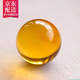 觀玉7A級巴西黃水晶散珠 圓珠 單珠子 DIY多寶手鏈飾品配珠 7A收藏級8MM單顆
