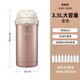 思樂(lè )得（SOLIDWARE）304不銹鋼保溫壺氣壓壺家用大容量熱水壺辦公室車(chē)載老式暖壺暖瓶 旗艦款-香檳金3.5L