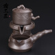 鳳陶凰（FENG TAO  HUANG）紫砂石磨自動茶具套裝茶壺公道杯懶人泡茶神器茶盤整套可定制家用 紫砂節(jié)節(jié)高升泡茶器+公道杯 201mL(含)-300mL(含)