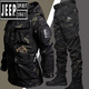 吉普（JEEP）蟒紋迷彩服套裝男軍迷服裝一套教官訓作服工作服戰術(shù)冬季加絨加厚 622暗夜套裝 XL 175（136-155斤）