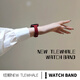 紐鯨 NEWTLE WHALE小蠻腰硅膠表帶適用于Apple watchS9/4/5/6/7/8/SE/Ultra蘋果手表iWatch細(xì)表帶男女款純色簡約風(fēng) 酒紅色 45mm
